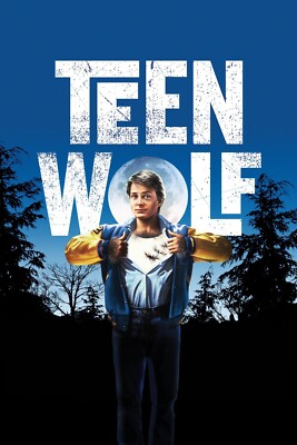 1985 Teen Wolf Movie Poster 11X17 Michael J Fox Scott Howard