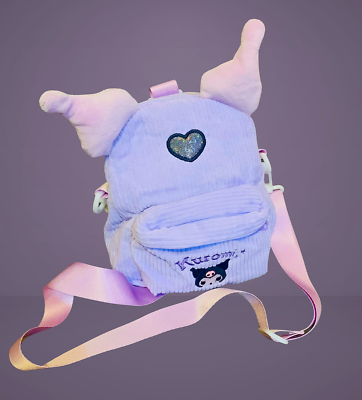 Sanrio Kuromi Lavender Mini Backpack Amazon.com | Loungefly Sanrio Hello Kitty Kuromi Tokyo Speed  main image 3