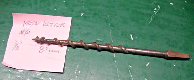 KEEN KUTTER  USA  # 6  AUGER  BIT   3/8 '' BORE   8 '' LONG  ORIGINAL