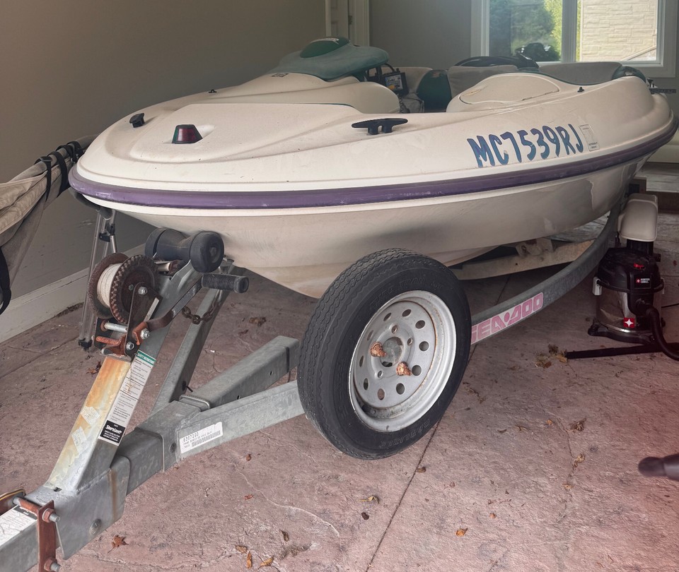 1996 Sea Doo Challenger 14'5" Jet Boat & Trailer Michigan eBay