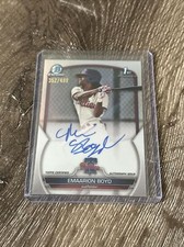EMAARION BOYD 2023 Bowman Chrome Refractor 1st AUTO Card # 352/499 PHILLIES