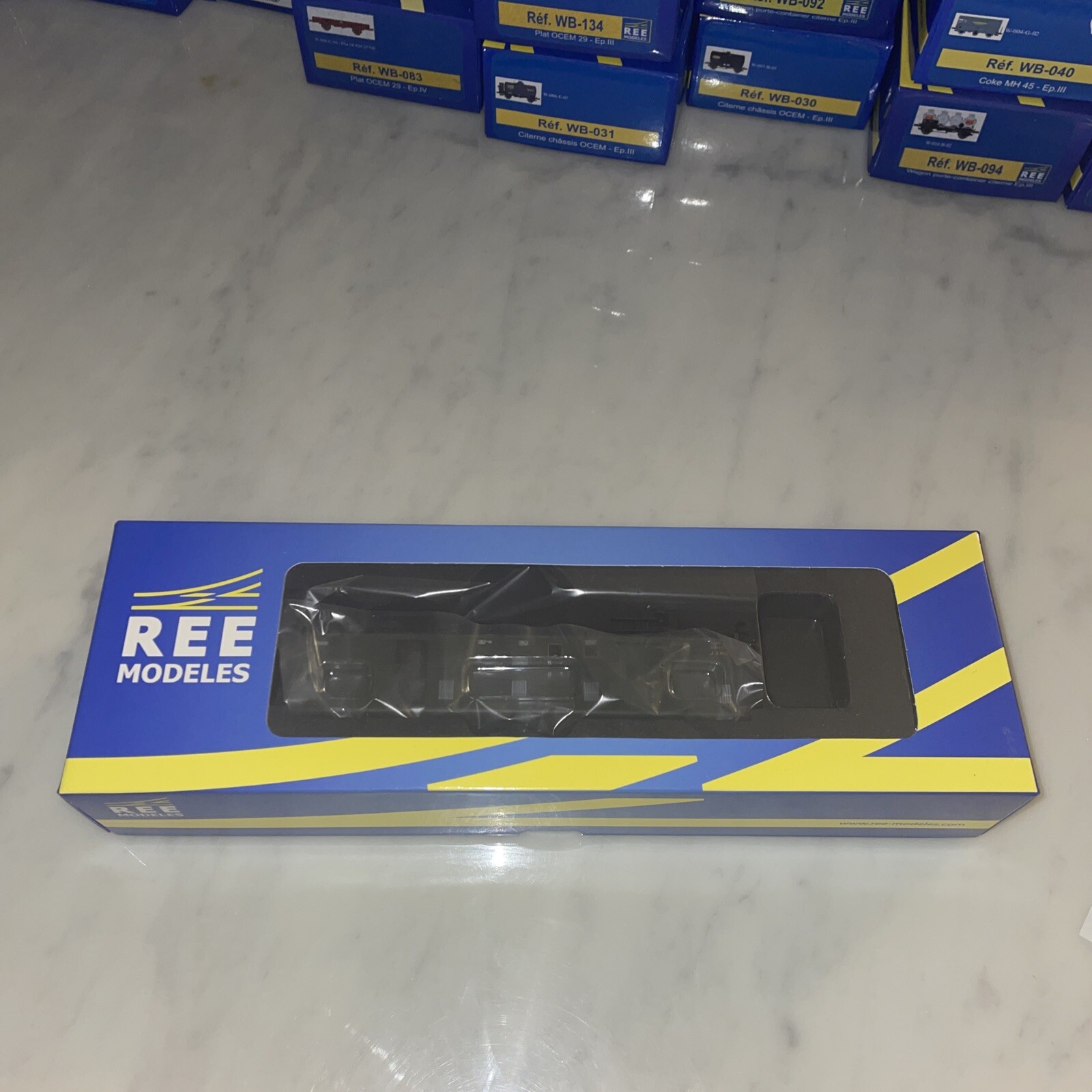 REE Modeles VB 001 Wagon Fourgon OCEM 30 Train Miniature HO Haute Precision