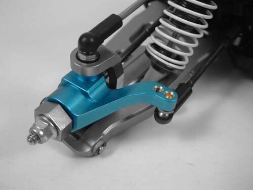 Yeah Racing Alloy Front Knuckle Arm (BU) For DF03 1:10 RC Car Buggy #DF03-006BU - Picture 5 of 6