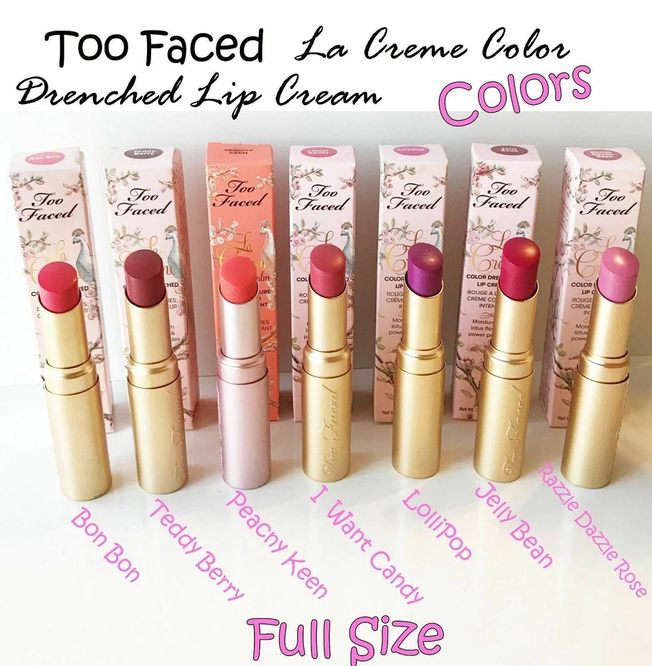 Too Faced La Creme Lip Balm Drenched Lip Treatment-BNIB-Pick Shade 💥AUTHENTIC💥 - Image 2 of 4