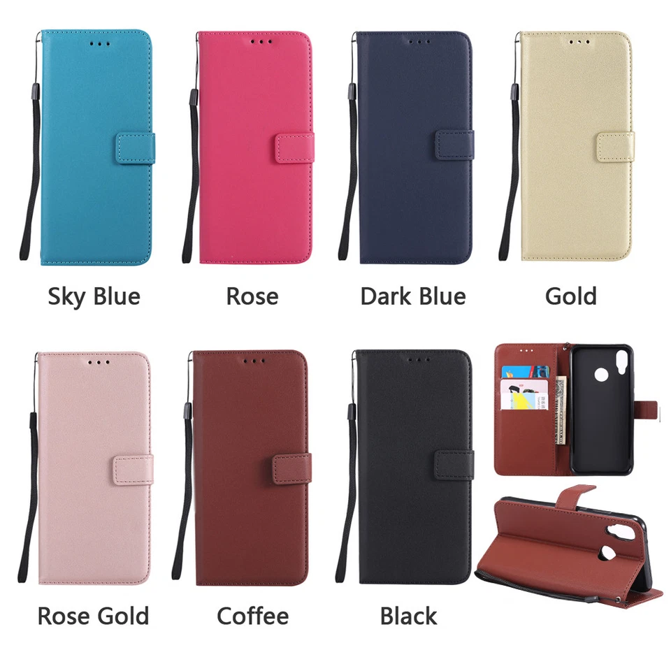 For Huawei P40 P30 P20 Pro P9 Lite Magnetic Flip Leather Wallet Cards Case Cover - Image 2 of 4
