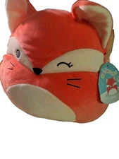 Rare 11" SILVER TAG Squishmallow Fifi the Red Fox Plush Walgreens Exclusive BNWT