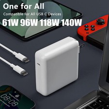 For MacBook Pro Charger - 140W 118W 96W 87W 67W USB C Fast Charger Power Adapter