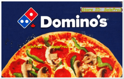2023 DOMINO PIZZA CANADA ALWAYS FRESH FROM OVEN FR/ENG COLLECTIBLE GIFT CARD
