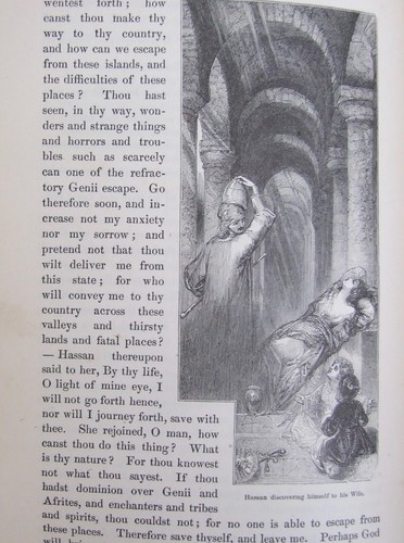 Arabian Nights' Entertainments, 1850, Illustrated 100s Woodcuts William Harvey - Picture 9 of 11