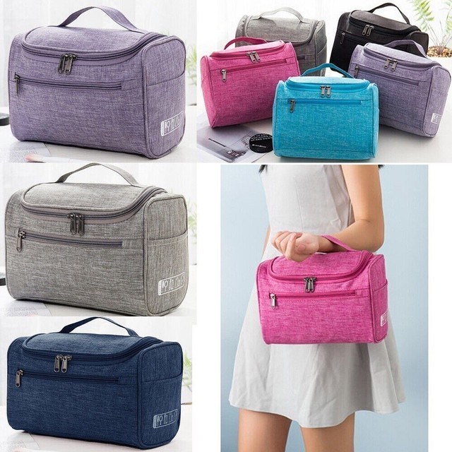 Travel Extra Large Cosmetic Makeup Wash Toiletry Bag Portable Organizer Handbag Travel Extra Large Cosmetic Makeup Wash Toiletry Bag Portable Organizer Handbag