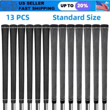 13 Pcs Black Golf Grip Rubber Golf Club Grip Anti-Slip Standard 60R Golf Grip