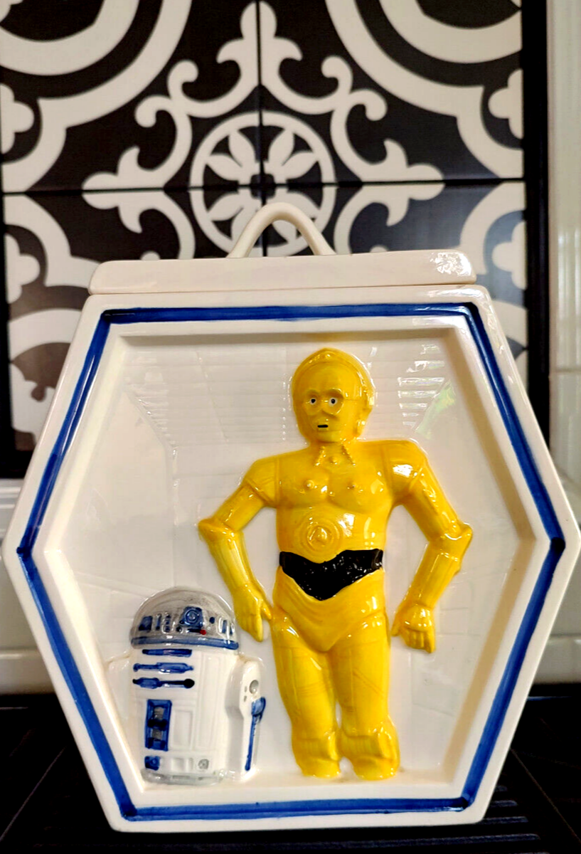Star Wars Darth Vader C-3PO R2-D2 Vintage Sigma Cookie Jar Star Wars Darth Vader C-3PO R2-D2 Vintage Sigma Cookie Jar