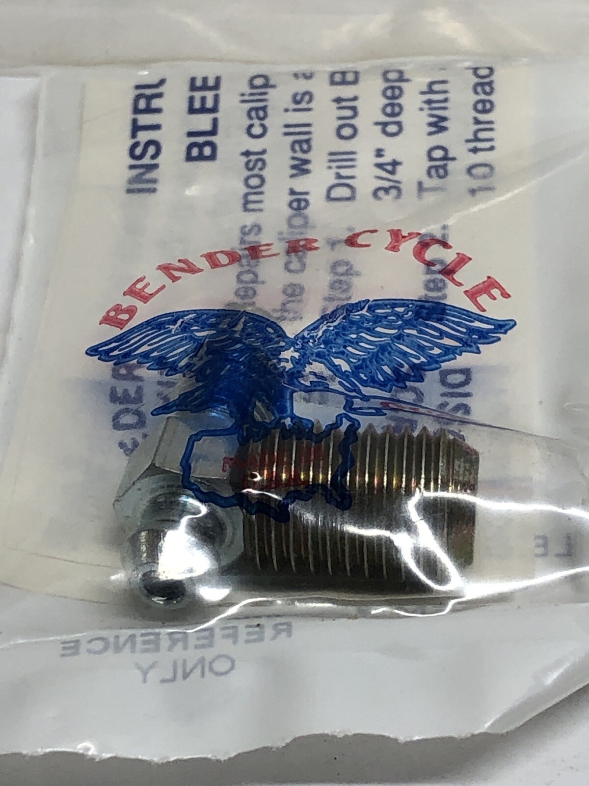 Vtwin Bleeder Screw Repair Kit for Brake Caliper for HarleyDavidson