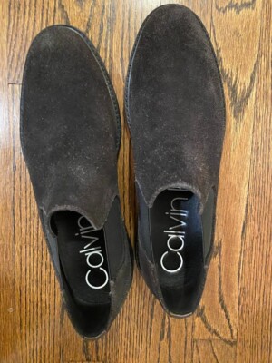 Calvin Klein Men's Udell Calf Suede Chelsea Boot US