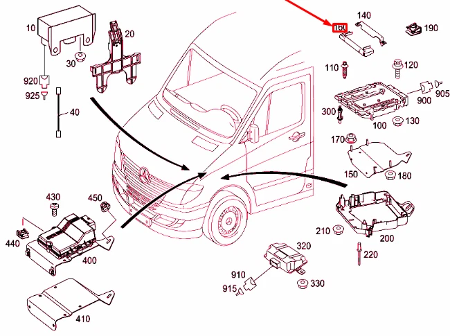 NEU MERCEDES-BENZ SPRINTER 906 DIEBSTAHLSICHERUNGSMECHANISMUS 