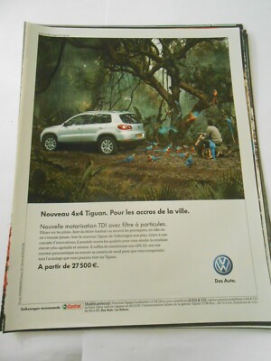 2008 Advert WW Advertising New 4x4 Tiguan for City Addicts