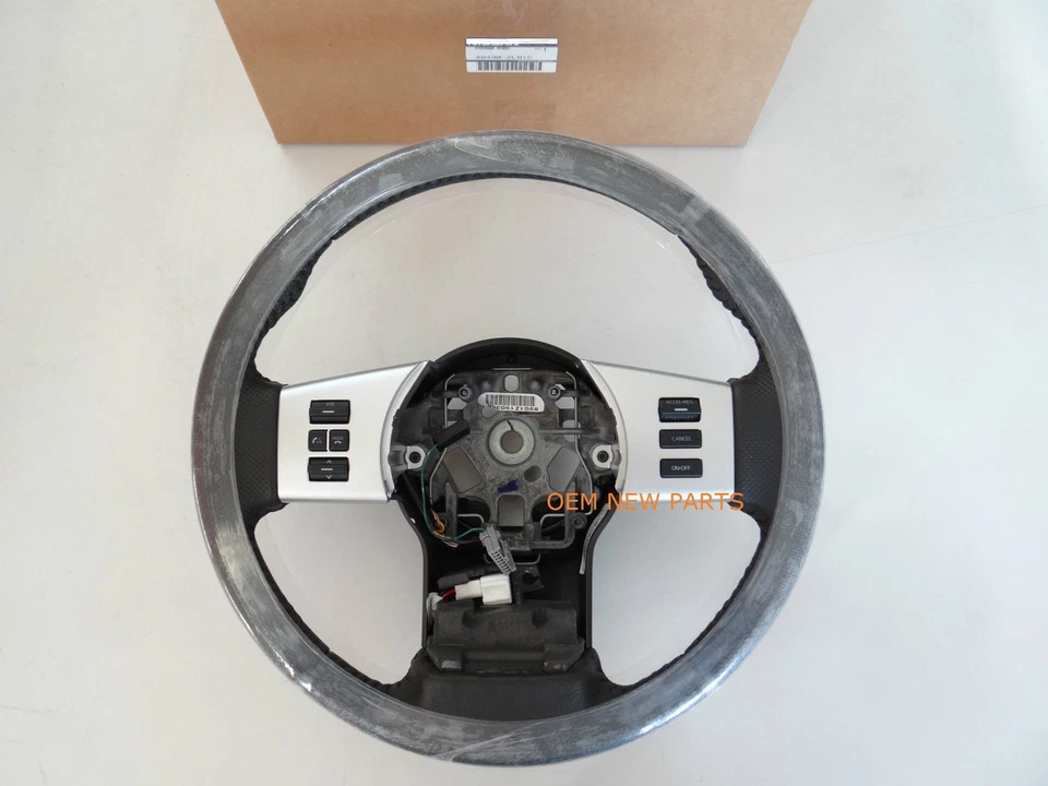 OEM 2005-2012 Nissan Pathfinder Leather Steering Wheel Controls HEATED  - Image 2 of 4