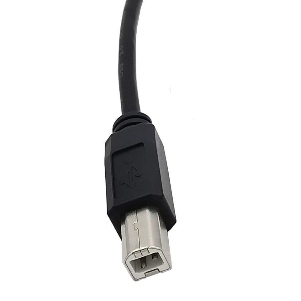 USB 2.0 Type B Panel Mount Printer Extension Cable, Male to Female - 0.3m - Image 3 of 4