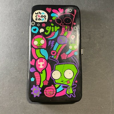 RARE 2010 Invader Zim Gir Hard case Wallet Pre-owned hot topic Girls | eBay RARE 2010 Invader Zim Gir Hard case Wallet Pre-owned hot topic Girls | eBay