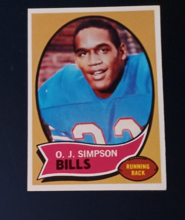 1970 Topps O.J. Simpson Rookie Card #90 near mint-mint (see scan
