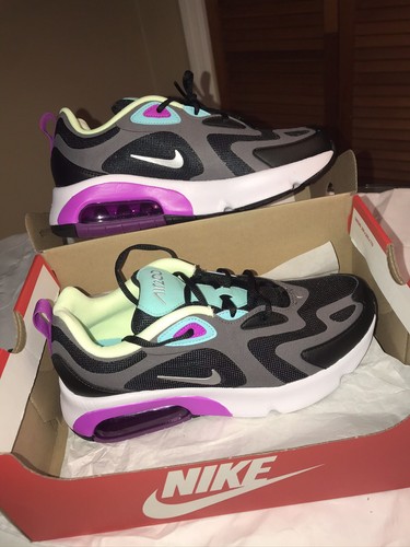 Nike Air Max 200 para mujeres talla 7 Negro Blanco Rosa Nuevo Con Caja |  eBay