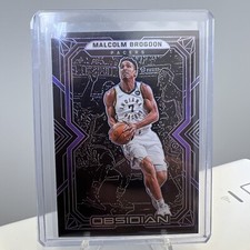 MALCOLM BROGDON 2021-22 Panini Obsidian Purple Electric Etch #/99 - Pacers