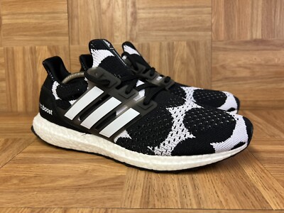 RARE  adidas ULTRABOOST DNA x Marimekko SAMPLE Sz 11 Shoes Black White GZ8686