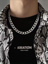 Titanium steel thick chunky chain for men / fashionable And Stylish Heavy Duty .