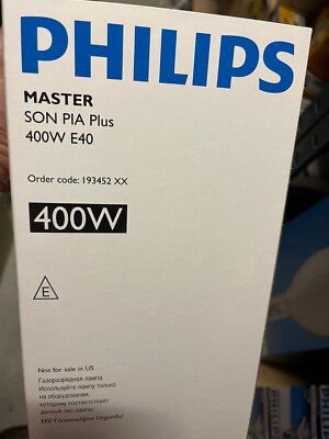 PHILIPS SON PIA PLUS HOCHDRUCK-NATRIUMDAMPF-LAMPE 400W E40   55.000 LUMEN