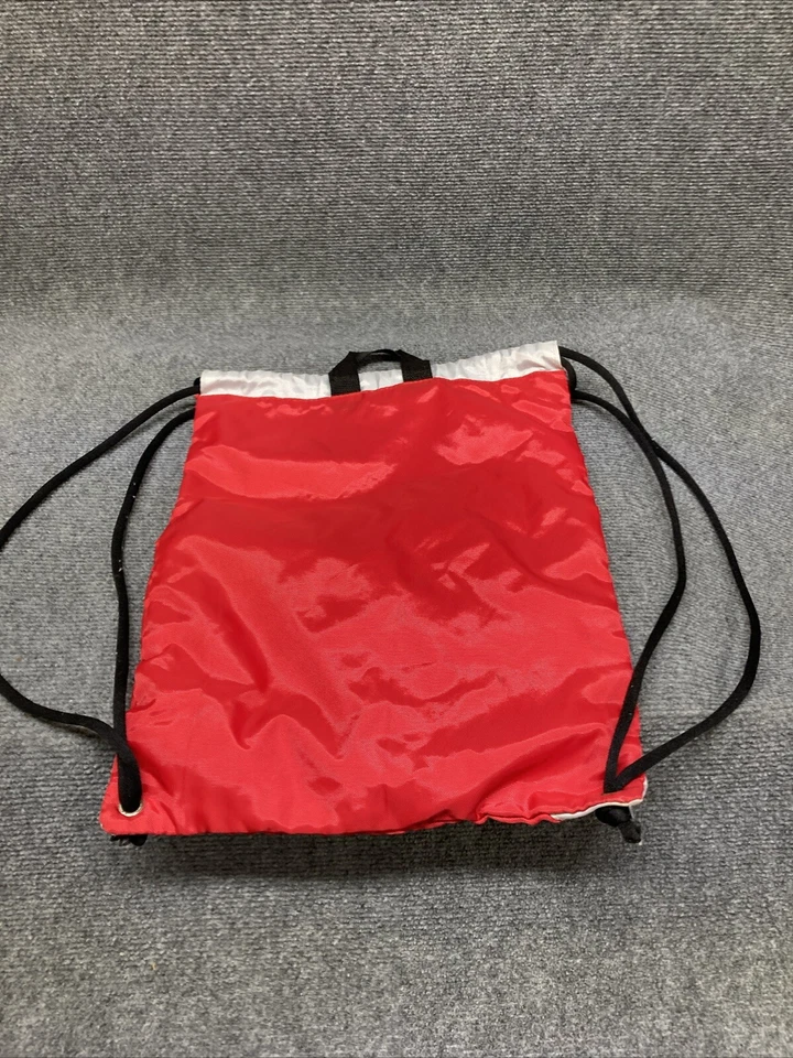 Bolso Mochila con Cordón Rojo Negro Coca-Cola Saco de Gimnasio Foto 2 de 4