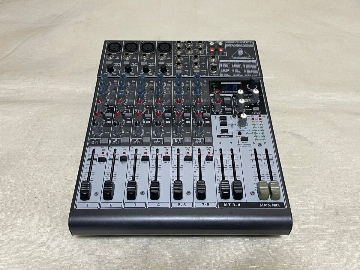 BEHRINGER XENYX 1204FX 12 Input ANALOG MIXER 2/2 Bus 24 BIT BEHRINGER XENYX 1204FX 12 Input ANALOG MIXER 2/2 Bus 24 BIT