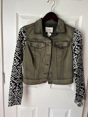 Jessica Simpson Pixie Denim Jacket Style# JSB11947-DOD Size S