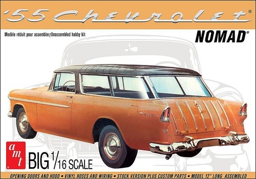 AMT/MPC AMT1005 - 1/16 1955 Chevy Nomad Wagon - New
