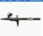 Iwata Dual Action Gravity Airbrush with 0.35mm Nozzle