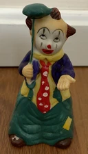 Vintage J.S.N.Y. Taiwan Clown Dinner Bell 4.5”