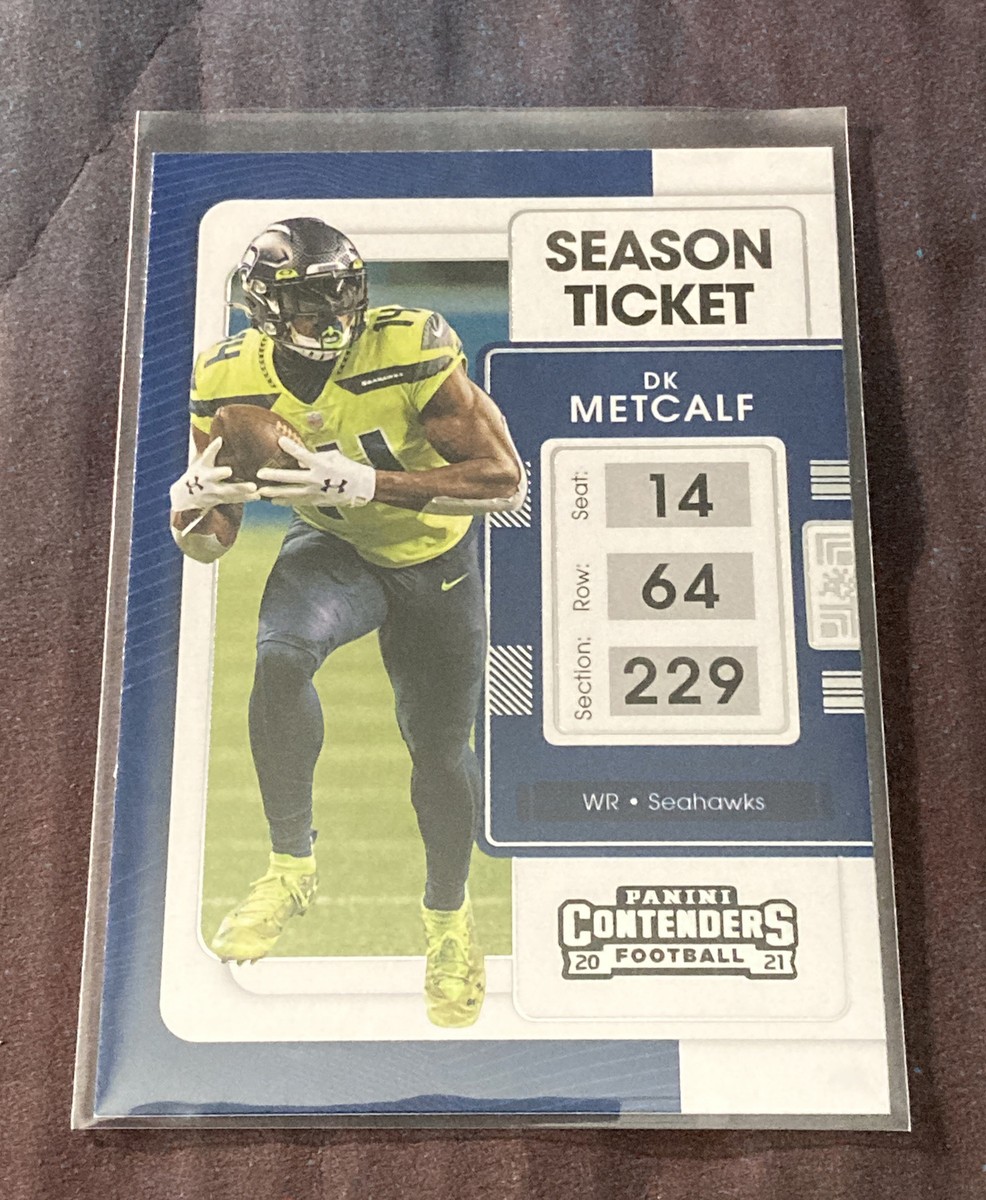 2021 Panini Contenders DK Metcalf Season Ticket #86 Seattle