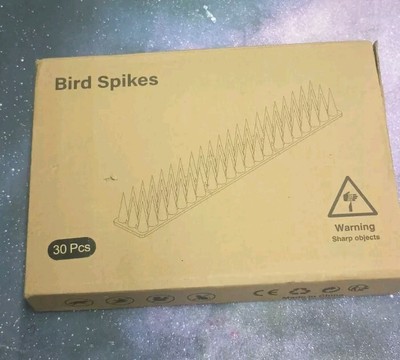 Bird Deterrent 30 Pack Spikes for Cats Pigeon Keep Birds Away Anti Bird Spike