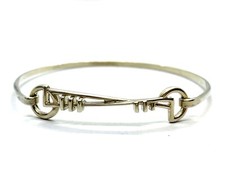 Vintage CJL Carrick Jewellery Sterling Silver Bangle Bracelet - 7.5 grams