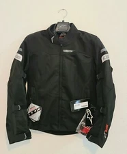 Alpinestars Leonis Motorcycle Riding Jacket Black Medium Womens