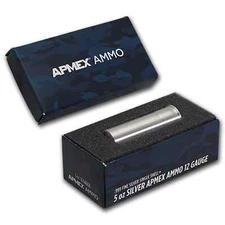 5 oz Silver Shell - 12 Gauge in Box