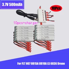3.7V 500mAh 25C Li-po Battery 721855 For FLT H07 U815A U818A U819A LS 6036 Drone