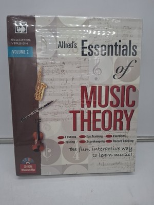 ALFREDS ESSENTIALS OF MUSIC THEORY EDUCATOR VERSION-VOLUME 2 2-SEALED-NEW-3 CD's
