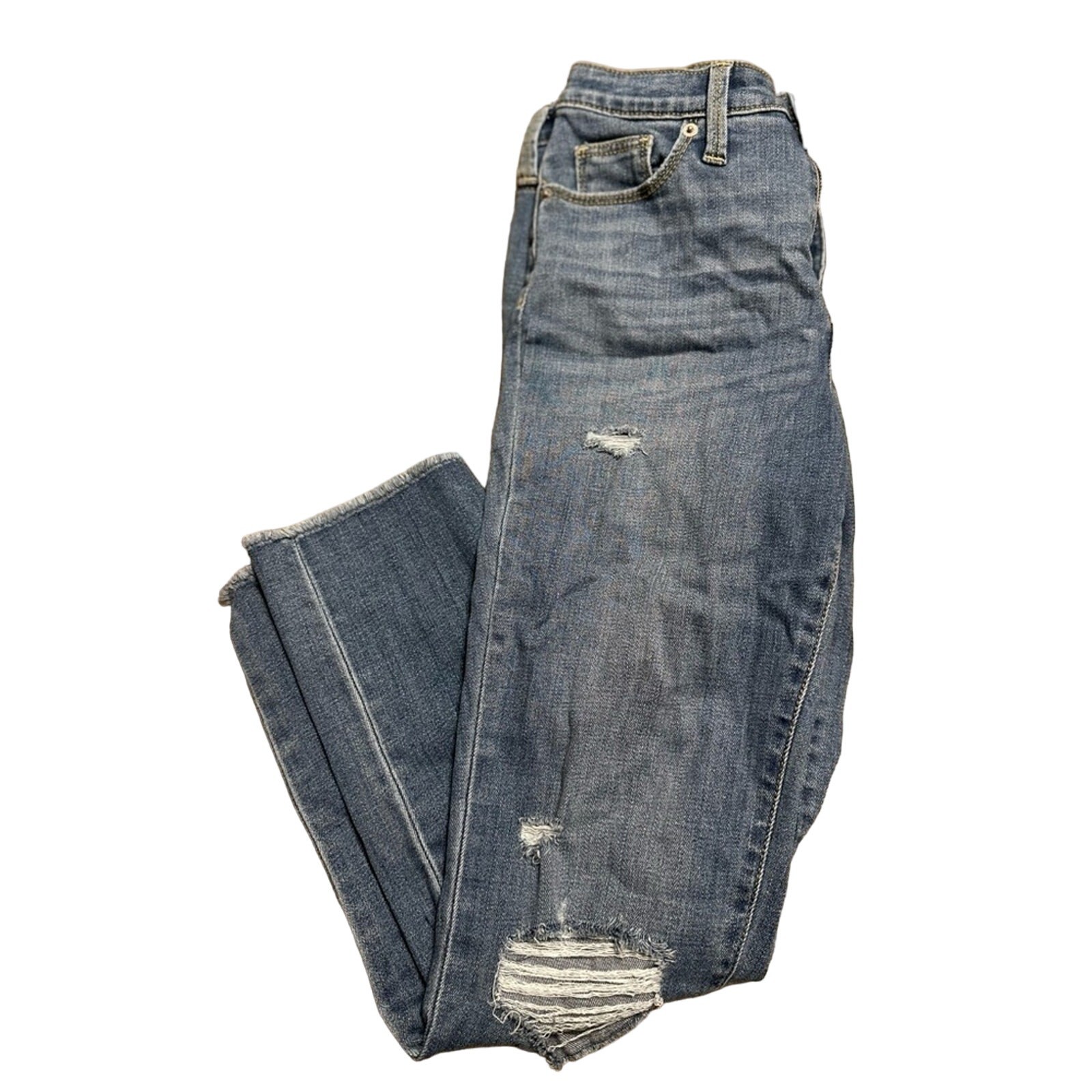 Universal Threads Size 4 Distressed Straight Leg … - image 1