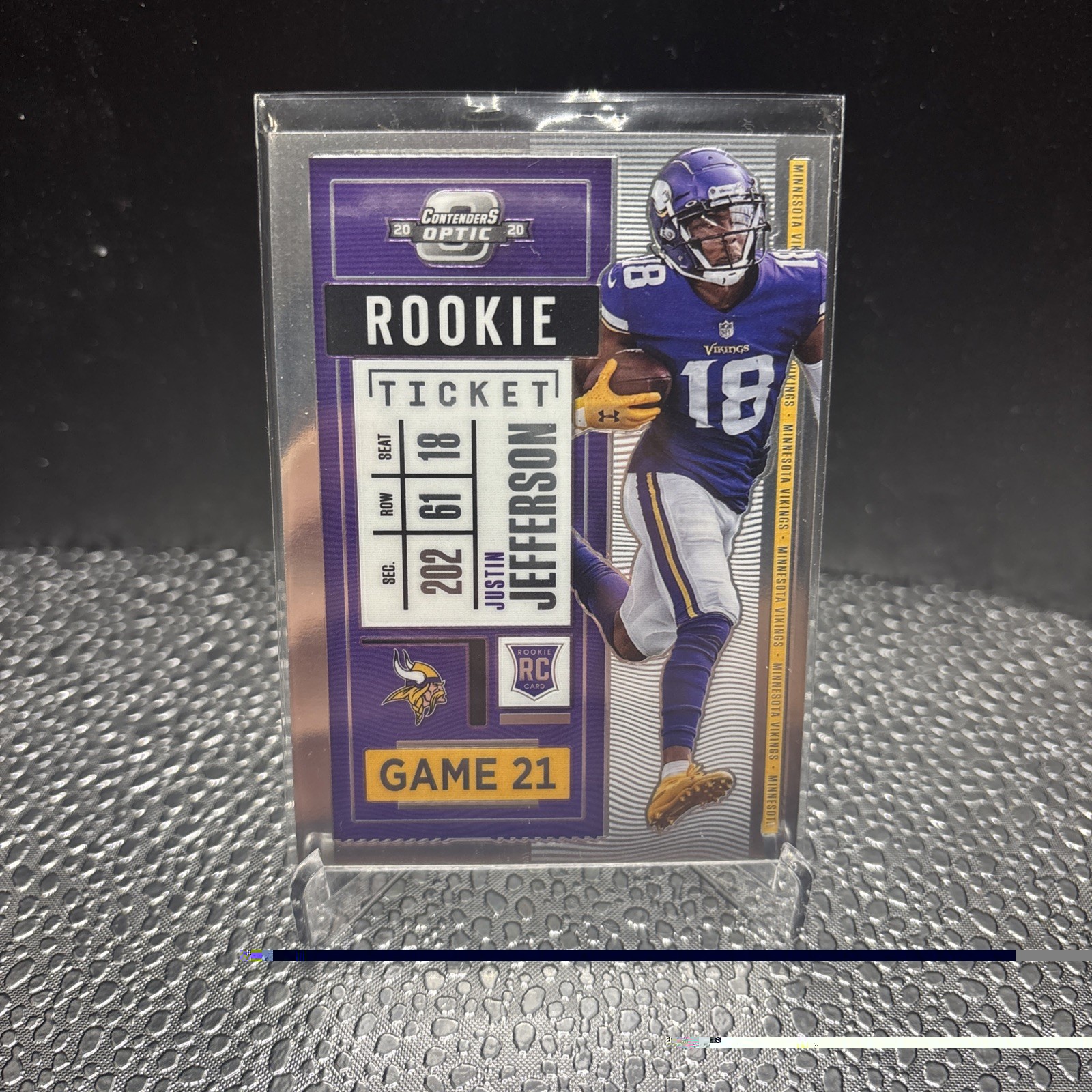 2020 Panini Contenders Optic - Rookie Ticket Justin Jefferson #86 (RC)