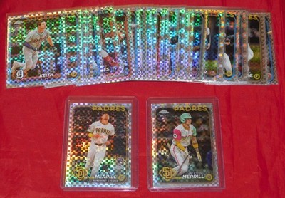 2024 Topps Chrome Update X-Fractor Parallels You Pick 25% OFF 3+