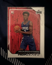 2018-19 Panini NBA Hoops Rookie Shai Gilgeous-Alexander #262 Clippers Card