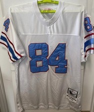 Vintage Mitchell Ness Billy White Shoes Johnson Houston Oilers Jersey size 52