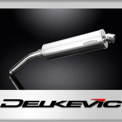 BMW F650GS F650 GS 2000-2007 Echappement KIT-Silencieux 450mm Ovale Inox - Photo 1/4