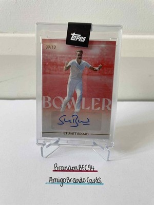 Stuart Broad Auto /10 - England - Topps Cricket Legends II