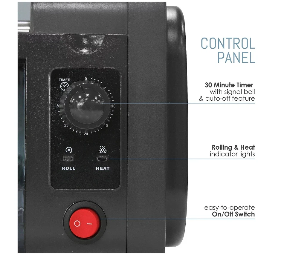 Horno tostador y rodillo Elite Cuisine Hot Dog Foto 3 de 4